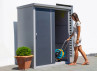 Abri rangement métal portes coulissantes - 1.70 m²