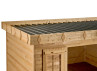 Couverture bac acier pour abri bois toit plat