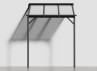 PERGOLA ALU ADOSSÉE 2 PIEDS - 6 ou 8m2