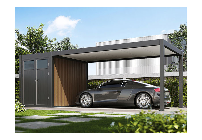 CARPORT + ATELIER 21 M2