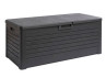 Coffre Banc de rangement résine anthracite 550L