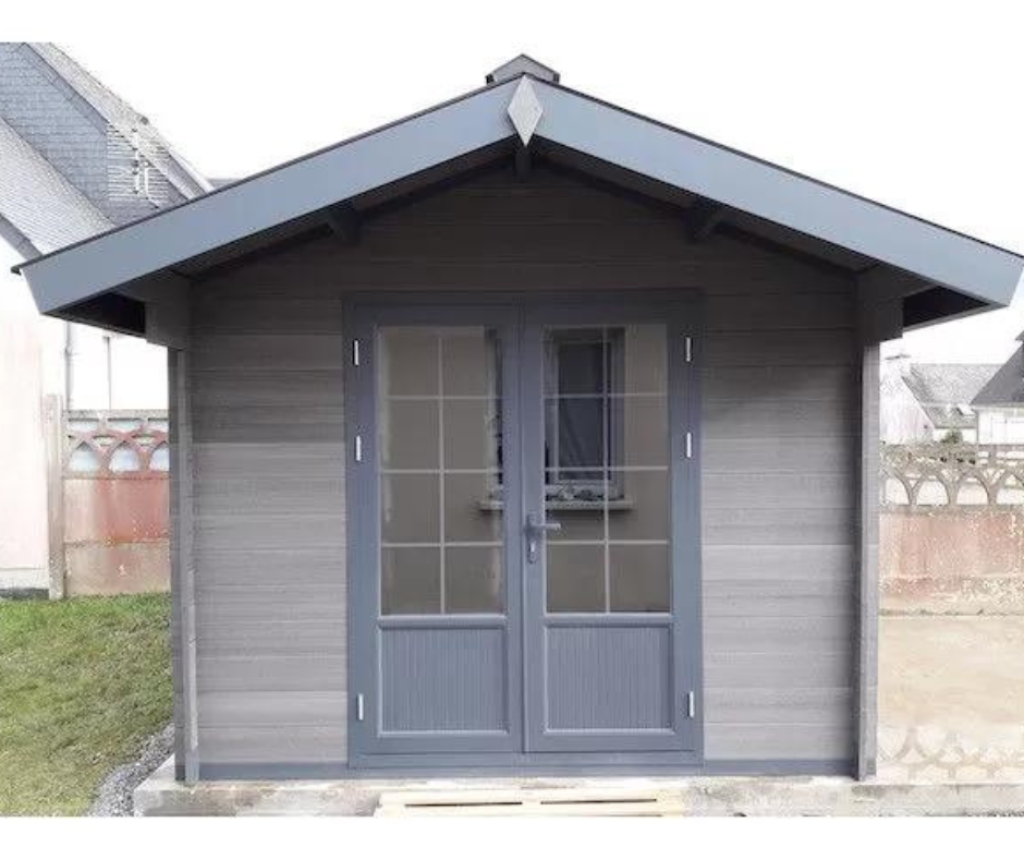 surélévation de la dalle béton d'un abri de jardin face aux inondations