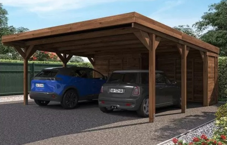 carport double avec permis de construire et grosse promo !