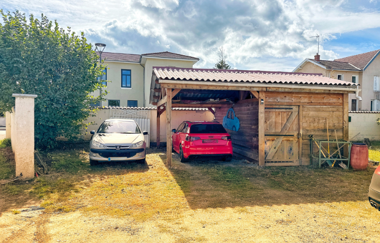 ossature et charpente bois avec carport et garage attenant